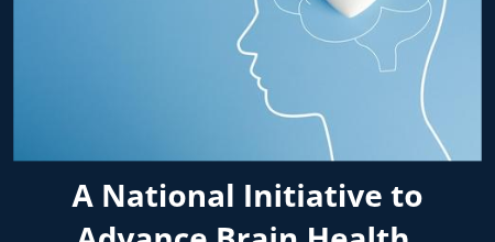 A square blue graphic with an image depicting emotional health and the text "A National Initiative to Advance Brain Health, Emotional Well-Being, and Living Well After Brain Injury" across the bottom.