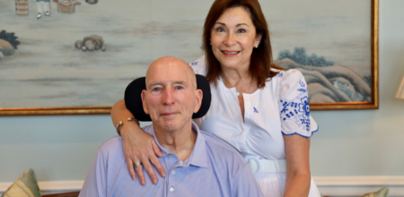 Photo of Nadine Eidman with her husband, John.