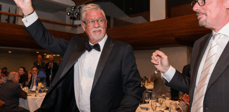 Mark Ashley with his Luminary of the Year award