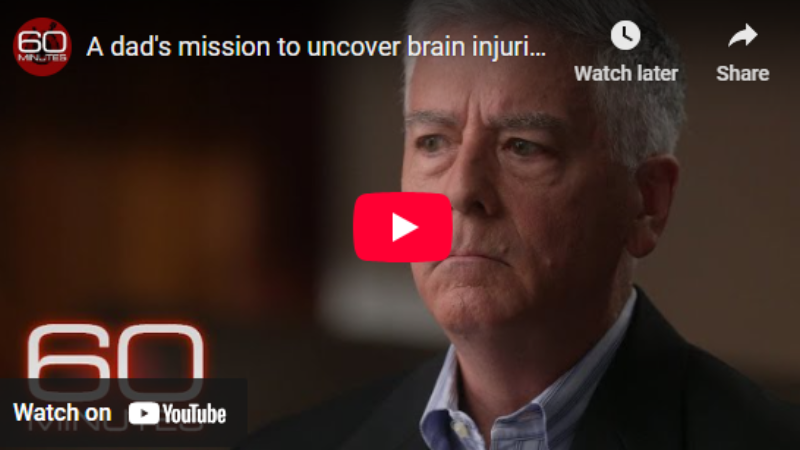60 Minutes Segment Exploring Blast Injuries Highlights Urgent Need for Awareness and Research on a National Level